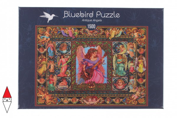 BLUEBIRD, BLUEBIRD-PUZZLE-70027, 3663384700279, PUZZLE TEMATICO BLUEBIRD ANGELI ANTIQUE ANGELS 1500 PZ