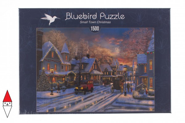 BLUEBIRD, BLUEBIRD-PUZZLE-70113, 3663384701139, PUZZLE TEMATICO BLUEBIRD NATALE SMALL TOWN CHRISTMAS 1500 PZ