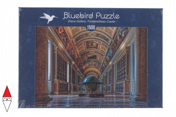 BLUEBIRD, BLUEBIRD-PUZZLE-70037, 3663384700378, PUZZLE EDIFICI BLUEBIRD GALLERIA DIANA GALLERY, FONTAINEBLEAU CASTLEEUR 1500 PZ