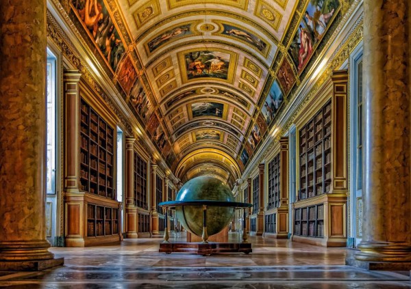 BLUEBIRD, BLUEBIRD-PUZZLE-70037, 3663384700378, PUZZLE EDIFICI BLUEBIRD GALLERIA DIANA GALLERY, FONTAINEBLEAU CASTLEEUR 1500 PZ