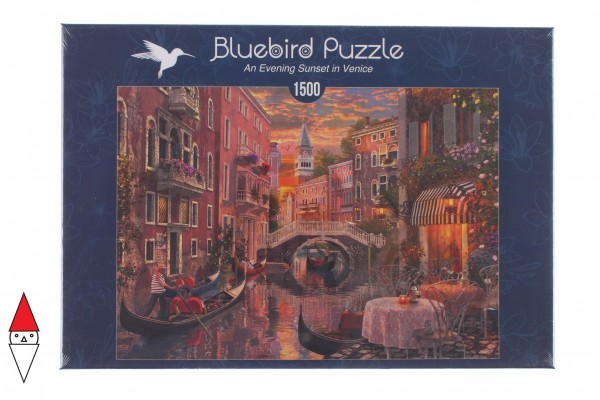BLUEBIRD, BLUEBIRD-PUZZLE-70115, 3663384701153, PUZZLE PAESAGGI BLUEBIRD CITTA AN EVENING SUNSET IN VENICE VENEZIA 1500 PZ