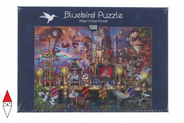 BLUEBIRD, BLUEBIRD-PUZZLE-70117, 3663384701177, PUZZLE TEMATICO BLUEBIRD CIRCO MAGIC CIRCUS PARADE 1500 PZ