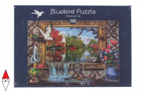 BLUEBIRD, BLUEBIRD-PUZZLE-70191, 3663384701917, PUZZLE PAESAGGI BLUEBIRD LAGHI PICTURE OF LIFE 1500 PZ