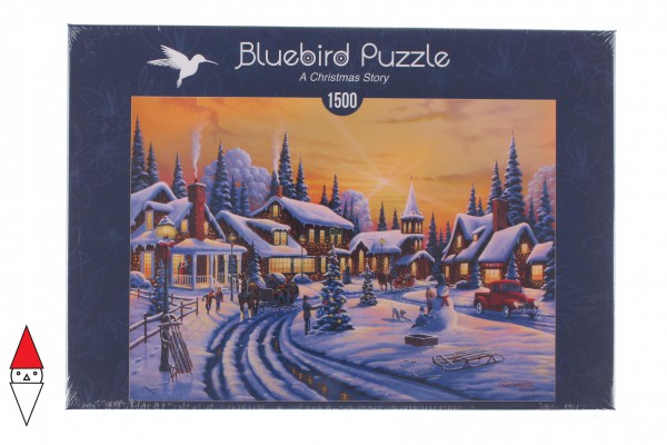 BLUEBIRD, BLUEBIRD-PUZZLE-70100, 3663384701009, PUZZLE TEMATICO BLUEBIRD NATALE A CHRISTMAS STORY 1500 PZ