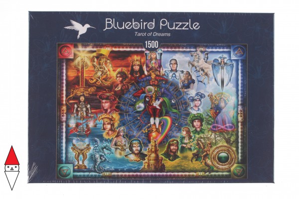 BLUEBIRD, BLUEBIRD-PUZZLE-70178, 3663384701788, PUZZLE GRAFICA BLUEBIRD FANTASY TAROT OF DREAMS 1500 PZ