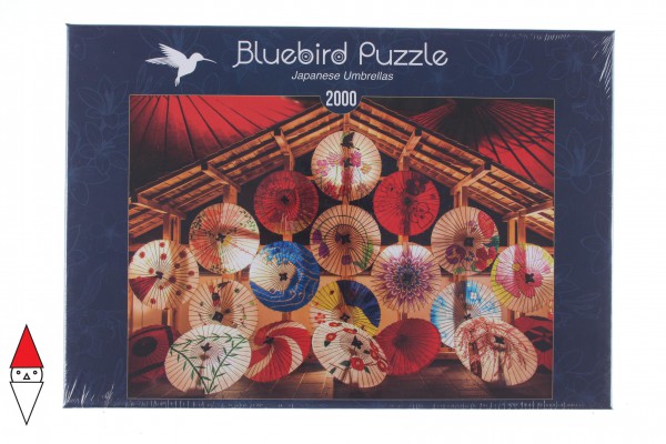 BLUEBIRD, BLUEBIRD-PUZZLE-70008, 3663384700088, PUZZLE OGGETTI BLUEBIRD OMBRELLI JAPANESE UMBRELLAS 2000 PZ