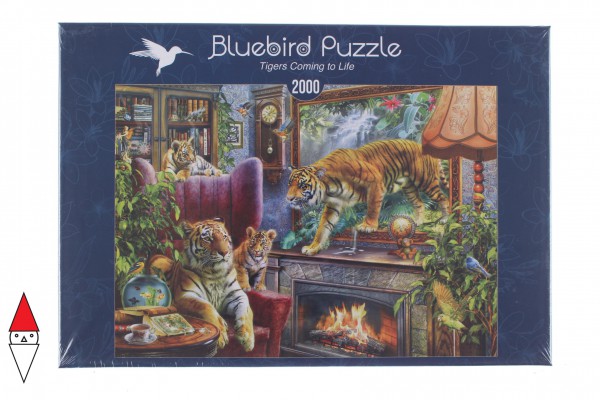 BLUEBIRD, BLUEBIRD-PUZZLE-70171, 3663384701719, PUZZLE ANIMALI BLUEBIRD TIGRI TIGERS COMING TO LIFE 2000 PZ