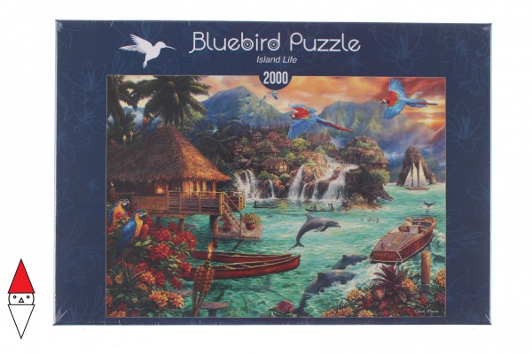 BLUEBIRD, BLUEBIRD-PUZZLE-70052, 3663384700521, PUZZLE PAESAGGI BLUEBIRD PINSON CHUCK SPIAGGE ED ISOLE ISLAND LIFE 2000 PZ