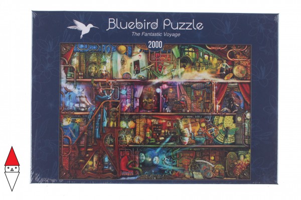 BLUEBIRD, BLUEBIRD-PUZZLE-70161, 3663384701610, PUZZLE OGGETTI BLUEBIRD LIBRERIA THE FANTASTIC VOYAGE 2000 PZ