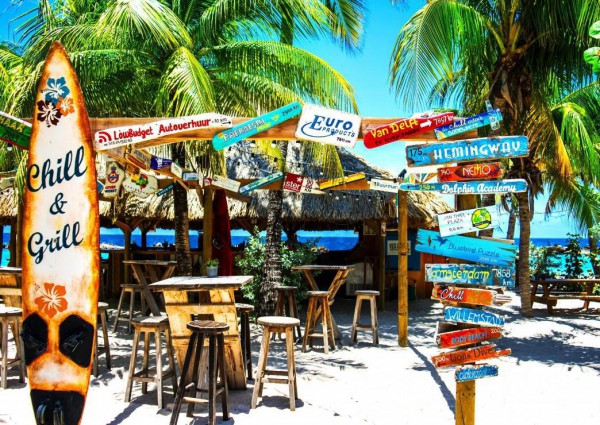 BLUEBIRD, BLUEBIRD-PUZZLE-70016, 3663384700163, PUZZLE PAESAGGI BLUEBIRD SPIAGGE ED ISOLE WILLEMSTAD BEACH 3000 PZ