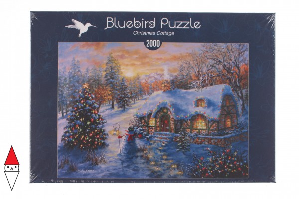 BLUEBIRD, BLUEBIRD-PUZZLE-70065, 3663384700651, PUZZLE TEMATICO BLUEBIRD NATALE CHRISTMAS COTTAGE 2000 PZ