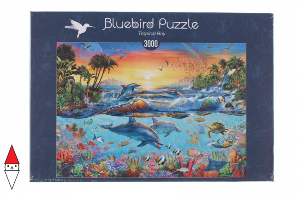 BLUEBIRD, BLUEBIRD-PUZZLE-70194, 3663384701948, PUZZLE PAESAGGI BLUEBIRD FONDALI MARINI TROPICAL BAY 3000 PZ