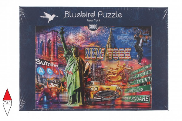 BLUEBIRD, BLUEBIRD-PUZZLE-70149, 3663384701498, PUZZLE TEMATICO BLUEBIRD CITTA NEW YORK 3000 PZ