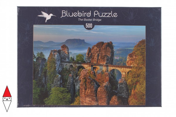BLUEBIRD, BLUEBIRD-PUZZLE-70003, 3663384700033, PUZZLE EDIFICI BLUEBIRD PONTI THE BASTEI BRIDGE 500 PZ
