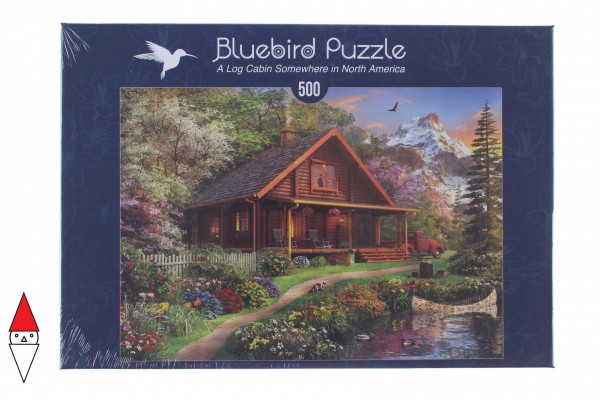 BLUEBIRD, BLUEBIRD-PUZZLE-70118, 3663384701184, PUZZLE EDIFICI BLUEBIRD COTTAGES E CHALETS 500 PZ
