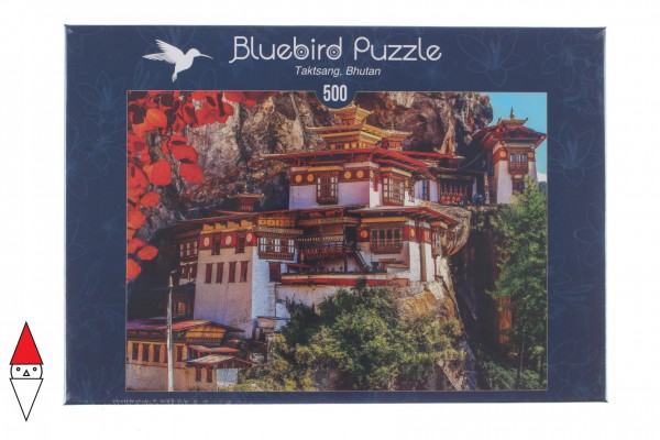 BLUEBIRD, BLUEBIRD-PUZZLE-70013, 3663384700132, PUZZLE EDIFICI BLUEBIRD PAGODE TAKTSANG, BHUTANEUR 500 PZ
