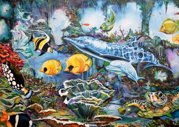BLUEBIRD, BLUEBIRD-PUZZLE-70034, 3663384700347, PUZZLE PAESAGGI BLUEBIRD FONDALI MARINI UNDERWATER WORLD 500 PZ