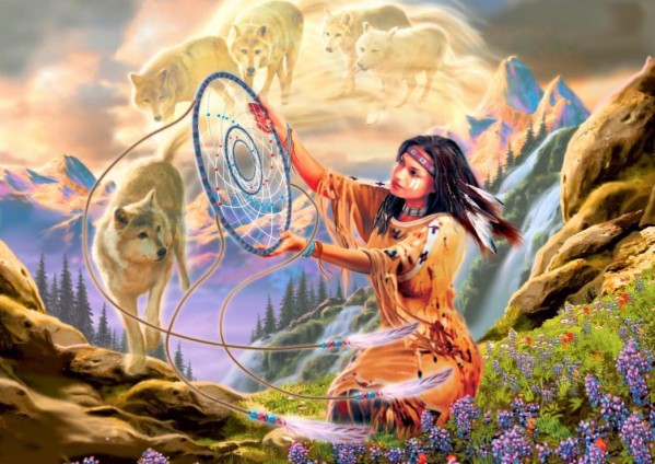 BLUEBIRD, BLUEBIRD-PUZZLE-70127, 3663384701276, PUZZLE TEMATICO BLUEBIRD FANTASY DREAM CATCHER 500 PZ