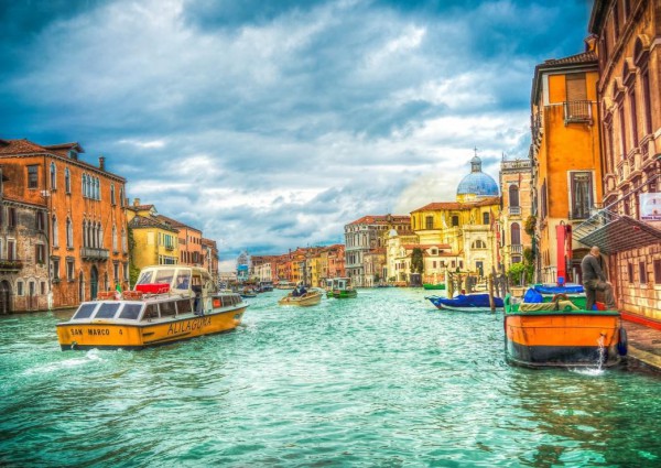 BLUEBIRD, BLUEBIRD-PUZZLE-70022, 3663384700224, PUZZLE PAESAGGI BLUEBIRD CITTA VENICE VENEZIA 500 PZ