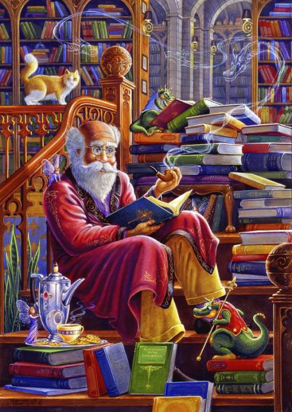 BLUEBIRD, BLUEBIRD-PUZZLE-70217, 3663384702174, PUZZLE OGGETTI BLUEBIRD LIBRI EVENING PLEASURES 500 PZ