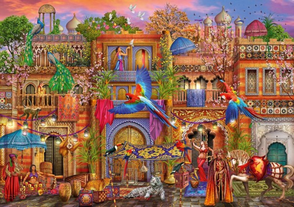 BLUEBIRD, BLUEBIRD-PUZZLE-70249-P, 3663384702495, PUZZLE PAESAGGI BLUEBIRD CITTA ARABIAN STREET 1000 PZ