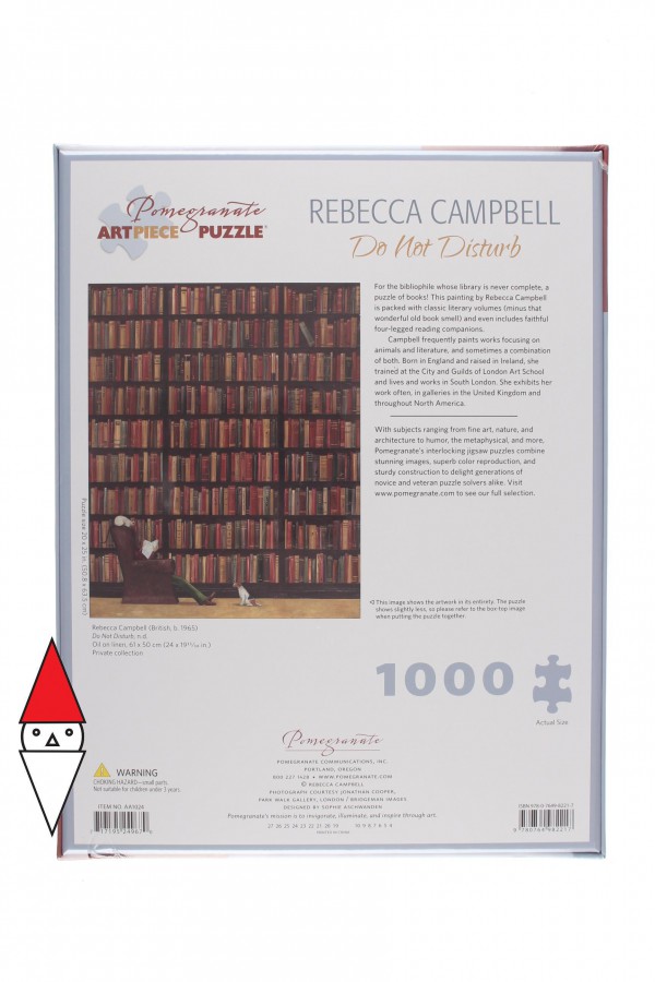 POMEGRANATE, POMEGRANATE-AA1024, 9780764982217, PUZZLE OGGETTI POMEGRANATE LIBRERIA REBECCA CAMPBELL - DO NOT DISTURB 1000 PZ