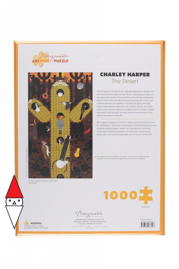 POMEGRANATE, POMEGRANATE-AA1062, 9780764987427, PUZZLE GRAFICA POMEGRANATE CHARLEY HARPER - THE DESERT 1000 PZ
