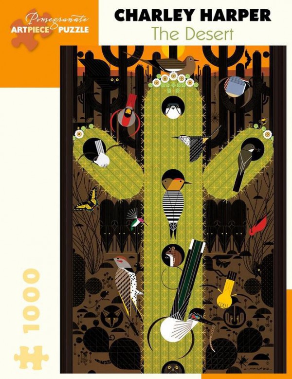 POMEGRANATE, POMEGRANATE-AA1062, 9780764987427, PUZZLE GRAFICA POMEGRANATE CHARLEY HARPER - THE DESERT 1000 PZ