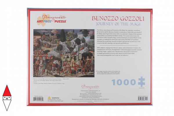POMEGRANATE, POMEGRANATE-AA1032, 9780764983115, PUZZLE ARTE POMEGRANATE RINASCIMENTO 1000 PZ