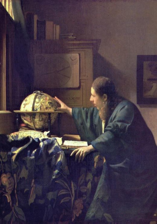GRAFIKA, GRAFIKA-00741, 3663384007415, PUZZLE ARTE GRAFIKA PITTURA FIAMMINGA VERMEER JOHANNES L ASTRONOMO 1668 1000 PZ