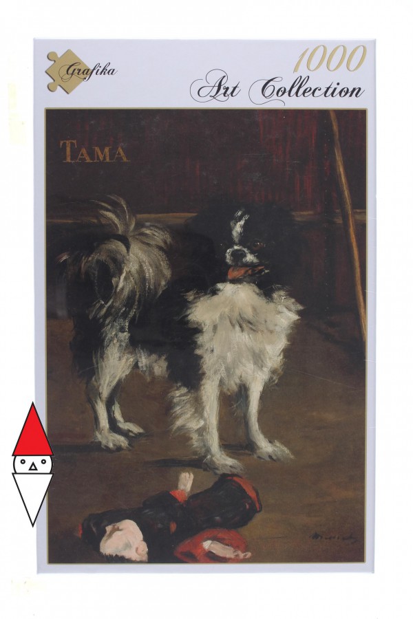 GRAFIKA, GRAFIKA-01746, 3663384017469, PUZZLE ARTE GRAFIKA IMPRESSIONISMO MANET TAMA LE CHIEN JAPONAIS 1875 1000 PZ