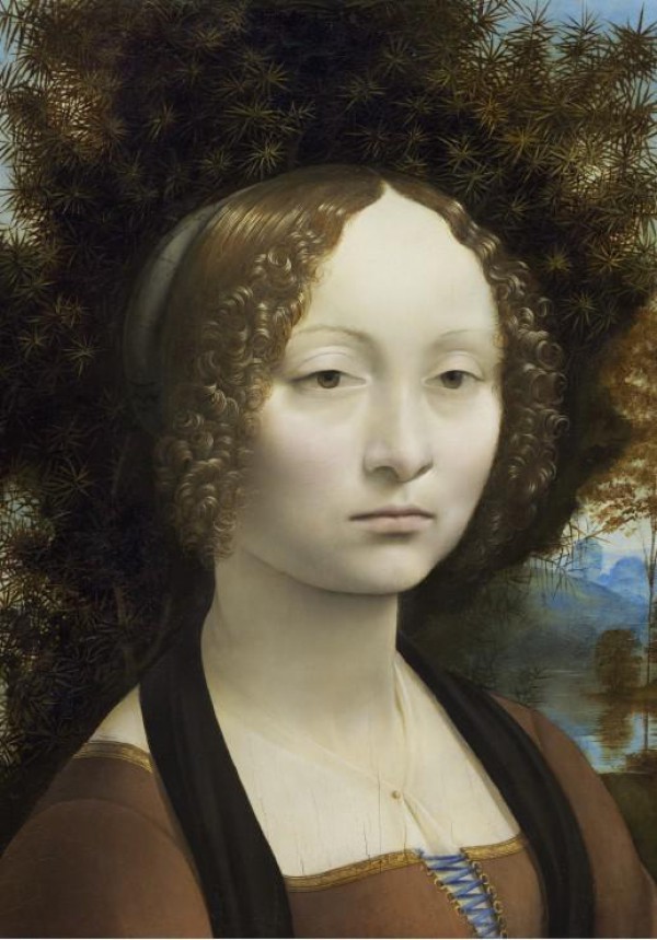 GRAFIKA, GRAFIKA-01591, 3663384015915, PUZZLE ARTE GRAFIKA RINASCIMENTO LEONARDO DA VINCI GINEVRA DE BENCI 1000 PZ
