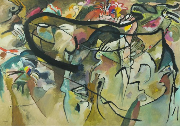 GRAFIKA, GRAFIKA-00640, 3663384006401, PUZZLE ARTE GRAFIKA PITTURA 1900 WASSILY KANDINSKY COMPOSITION V 1911 1000 PZ