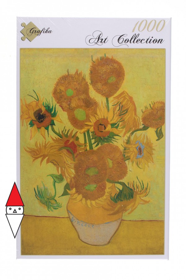 GRAFIKA, GRAFIKA-00858, 3663384008580, PUZZLE ARTE GRAFIKA IMPRESSIONISMO VAN GOGH VINCENT LES TOURNESOLS 1887 1000 PZ