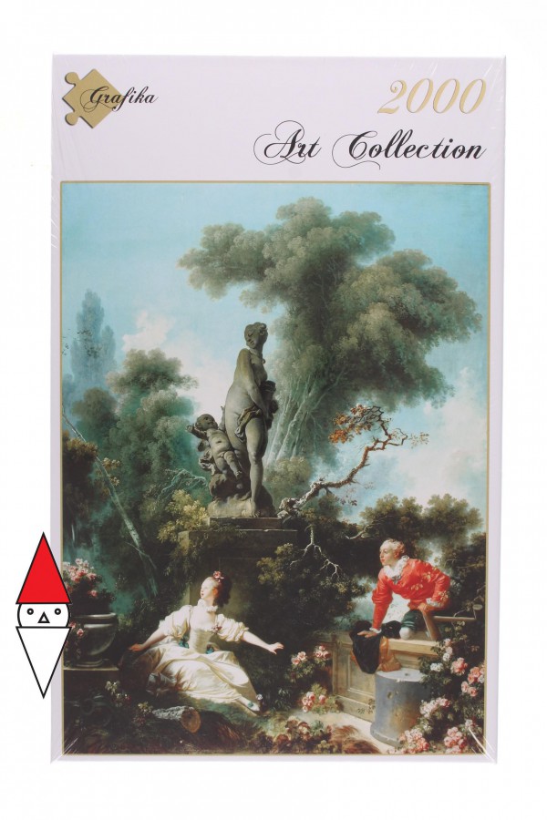 GRAFIKA, GRAFIKA-00392, 3663384003929, PUZZLE ARTE GRAFIKA PITTURA 1700 FRAGONARD LES PROGRES DE L AMOUR 2000 PZ