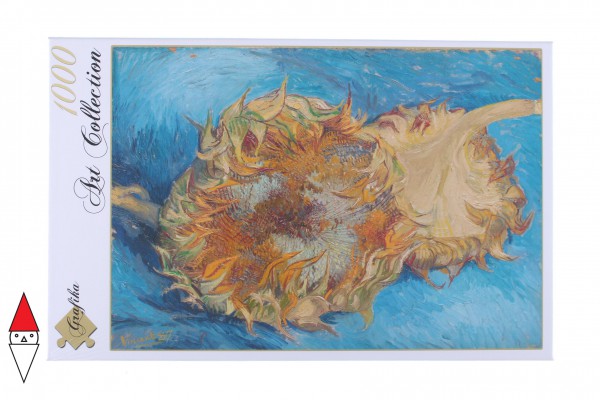 GRAFIKA, GRAFIKA-00866, 3663384008665, PUZZLE ARTE GRAFIKA IMPRESSIONISMO VAN GOGH VINCENT TOURNESOLS 1887 1000 PZ