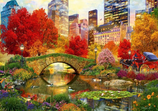 BLUEBIRD, 70256-P, 3663384702563, PUZZLE PAESAGGI BLUEBIRD CITTA CENTRAL PARK NYC 4000 PZ