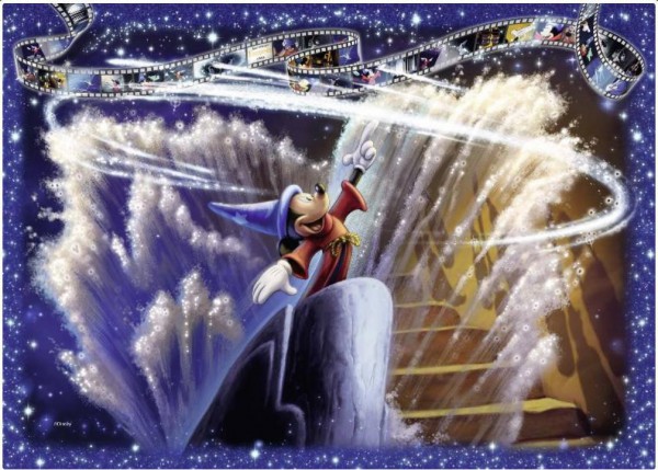 RAVENSBURGER, 19675, 4005556196753, PUZZLE DISNEY RAVENSBURGER CARTONI ANIMATI CLASSICS FANTASIA 1000 PZ