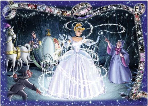RAVENSBURGER, 19678, 4005556196784, PUZZLE DISNEY RAVENSBURGER CARTONI ANIMATI CLASSICS CENERENTOLA 1000 PZ