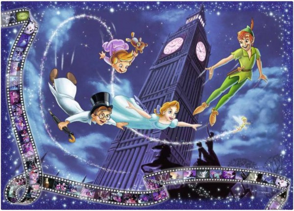 RAVENSBURGER, 19743, 4005556197439, PUZZLE DISNEY RAVENSBURGER CLASSICS PETER PAN 1000 PZ