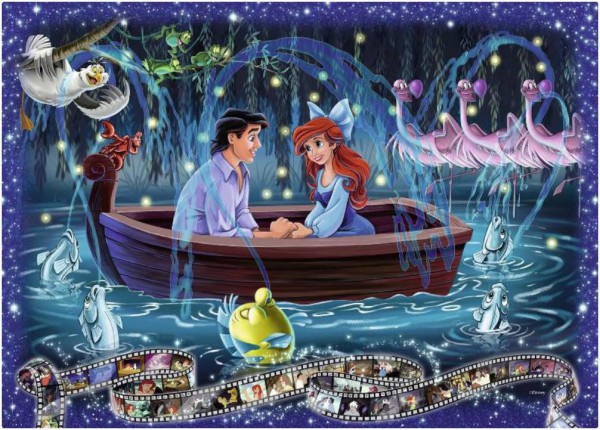 RAVENSBURGER, 19745, 4005556197453, PUZZLE DISNEY RAVENSBURGER CARTONI ANIMATI CLASSICS LA SIRENETTA 1000 PZ