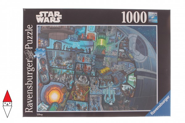 RAVENSBURGER, 13976, 4005556139767, PUZZLE TEMATICO RAVENSBURGER FILM STAR WARS WHERES WOOKIE 1000 PZ