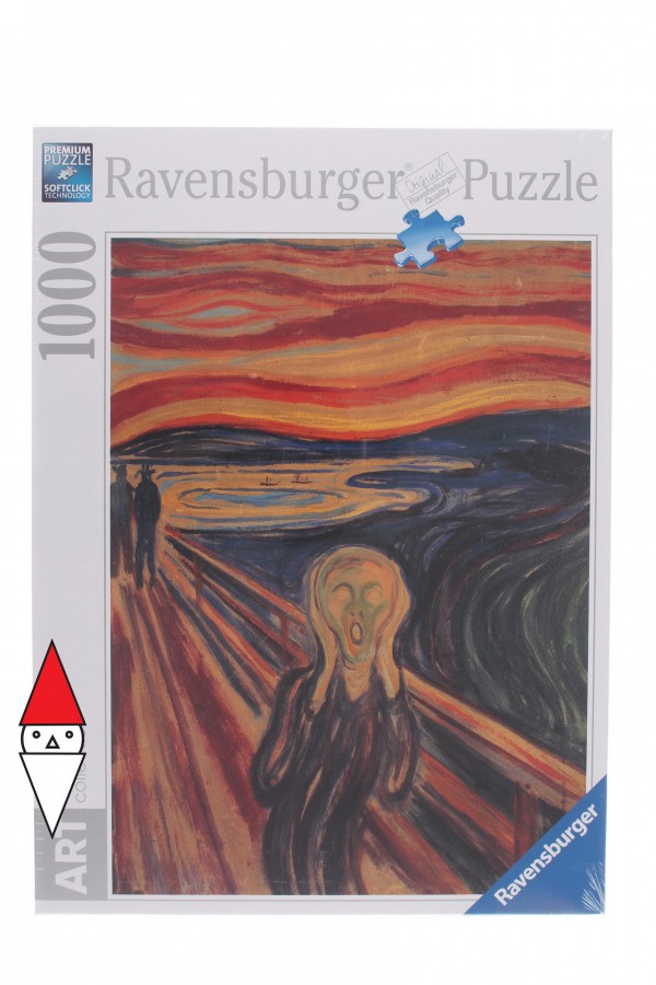RAVENSBURGER, 15758, 4005556157587, PUZZLE ARTE RAVENSBURGER L URLO 1000 PZ