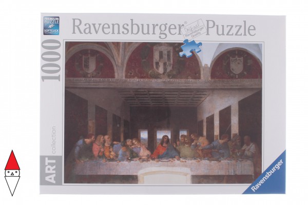 RAVENSBURGER, 15776, 4005556157761, PUZZLE ARTE RAVENSBURGER L ULTIMA CENA 1000 PZ