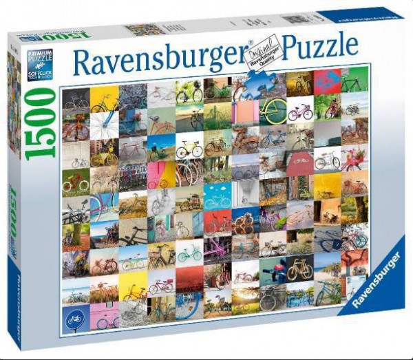 RAVENSBURGER, 16007, 4005556160075, PUZZLE OGGETTI RAVENSBURGER BICICLETTE 99 BICICLETTE 1500 PZ
