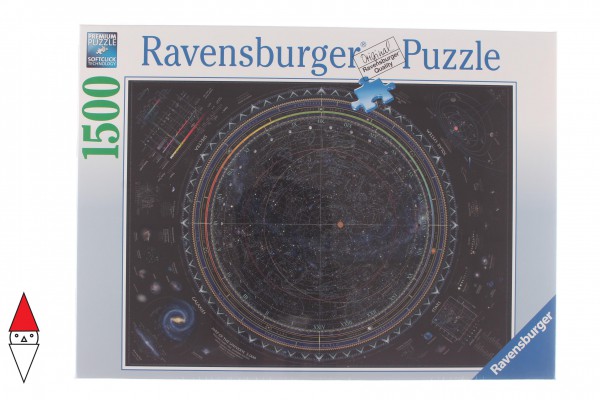 RAVENSBURGER, 16213, 4005556162130, PUZZLE TEMATICO RAVENSBURGER SPAZIO UNIVERSO 1500 PZ