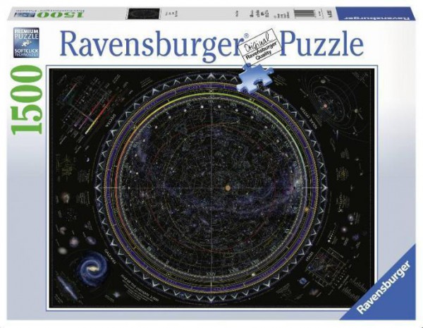 RAVENSBURGER, 16213, 4005556162130, PUZZLE TEMATICO RAVENSBURGER SPAZIO UNIVERSO 1500 PZ