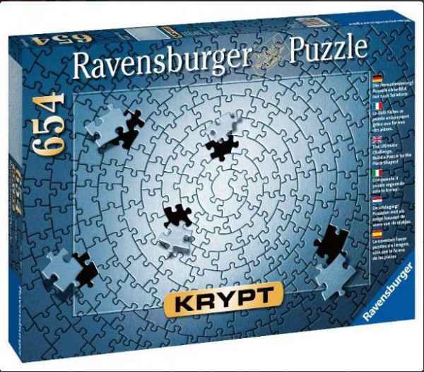 RAVENSBURGER, 15964, 4005556159642, PUZZLE TEMATICO RAVENSBURGER GIOCHI DI COLORE KRYPT SILVER 654 PZ