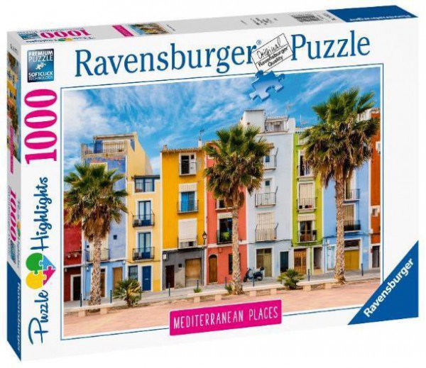 RAVENSBURGER, 14977, 4005556149773, PUZZLE PAESAGGI RAVENSBURGER MARE MEDITERRANEAN SPAIN 1000 PZ
