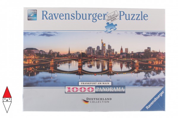 RAVENSBURGER, 15162, 4005556151622, PUZZLE PAESAGGI RAVENSBURGER CITTA FRANKFURT PANORAMA 1000 PZ